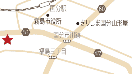 THE SNOOUP　国分店地図