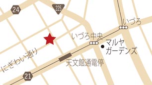 鹿児島ラーメン　豚とろ　天文館アーケード店地図