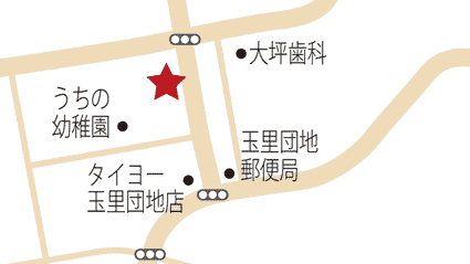 鹿児島らーめん　たけ家地図