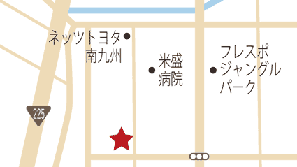 ざぼんラーメン　与次郎店地図