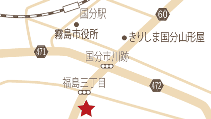  麺屋　トラノコ地図